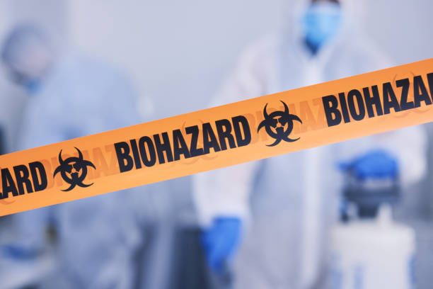 Professional Biohazard Cleanup technician working in Folsom, CA